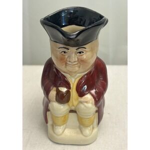 Vintage‎ Toby Jug Mug Creamer Tony Wood Staffordshire, England  Marked No. 3